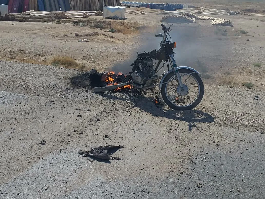 Motorcycle blast in Markada