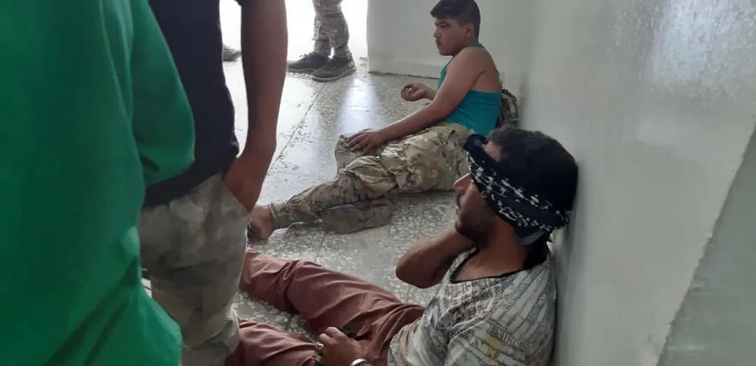 An explosive device blew up in a civilian's car in Markada