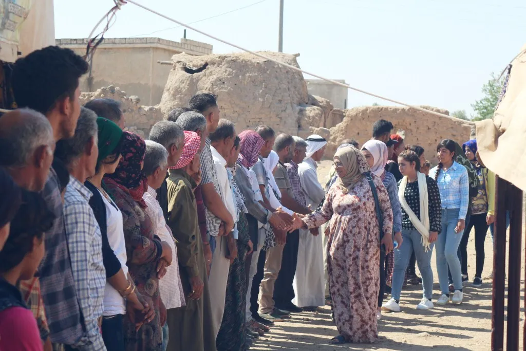 Near the border... Residents confirm their rejection of the Turkish occupation
