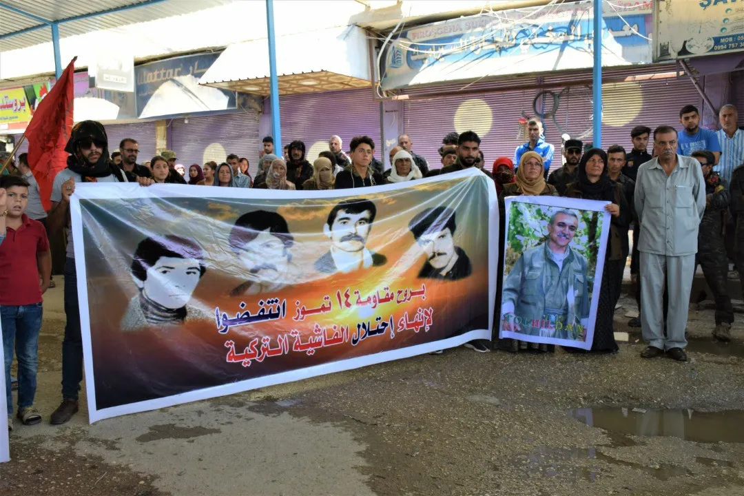 Youth of Serê Kaniyê is rising against the Turkish occupation