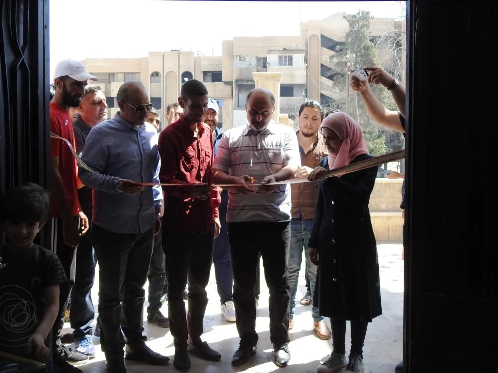 Physical games gym opened in al-Raqqa