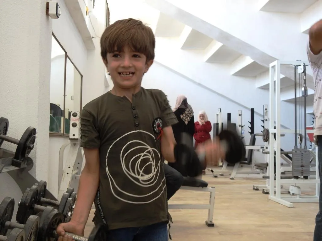 Physical games gym opened in al-Raqqa
