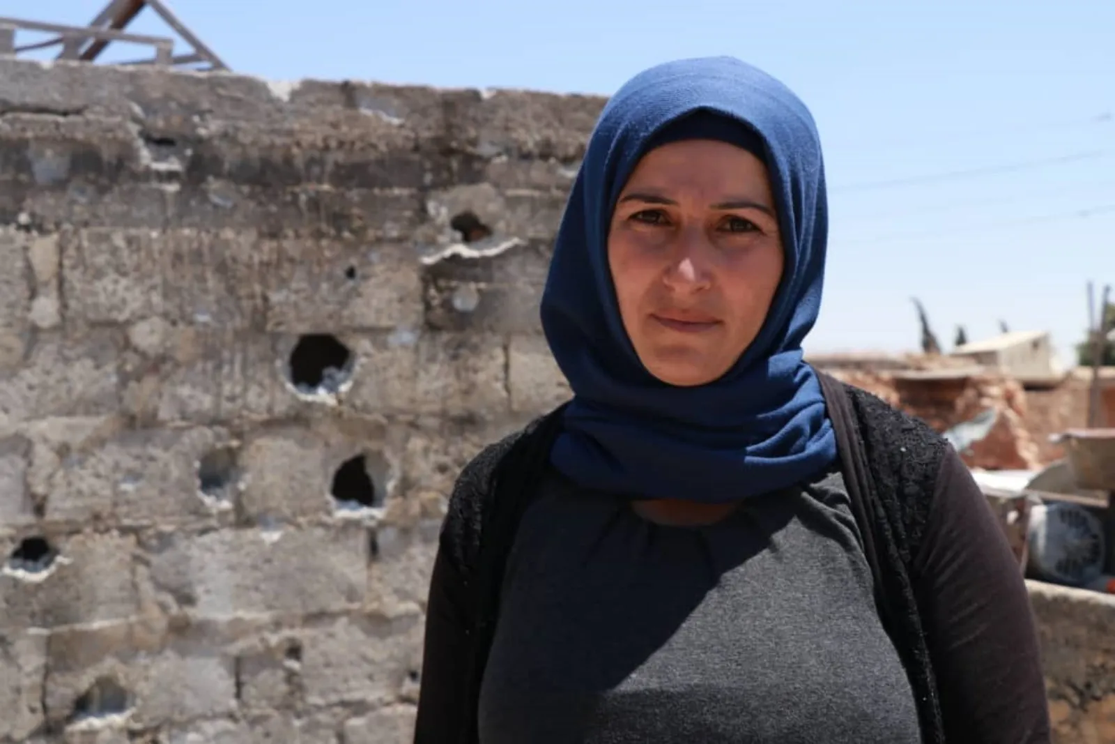 Our agency monitors damage Turkish bombardment left