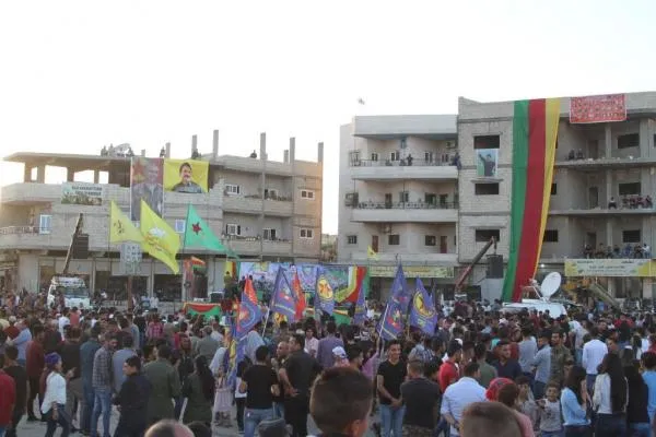 Kobani celebrates the seventh anniversary of July 19 revolution