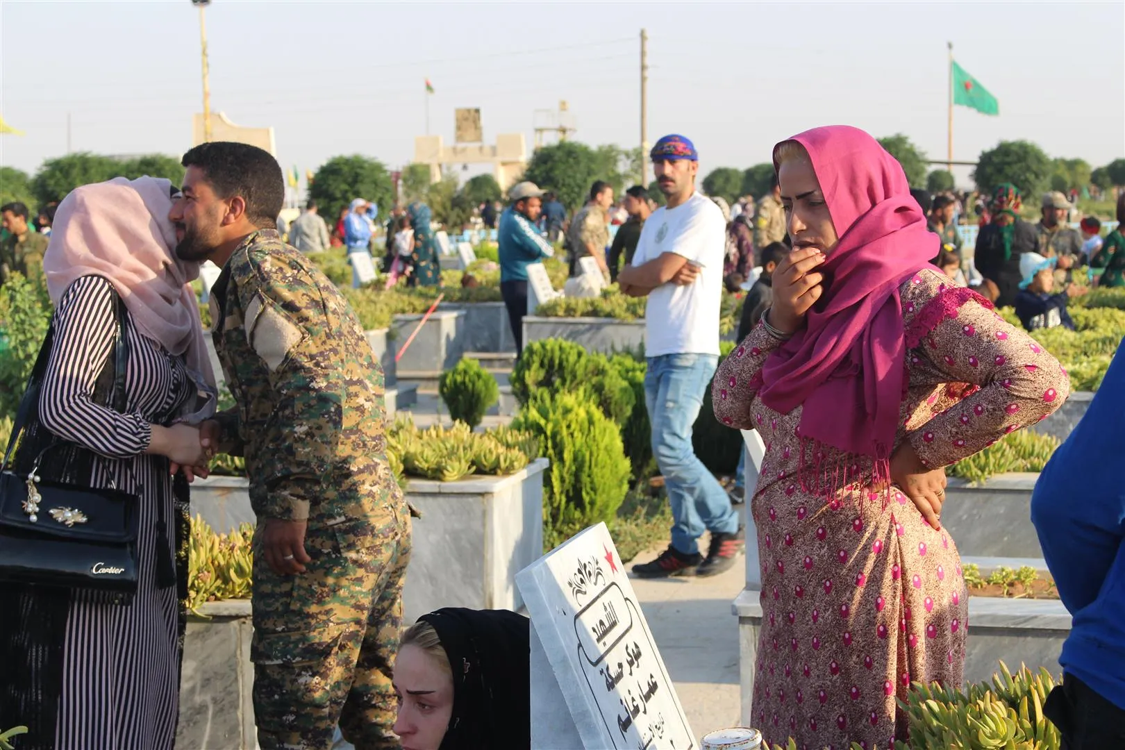 People of N, E Syria visit martyrs' shrines, appreciation their sacrifices 