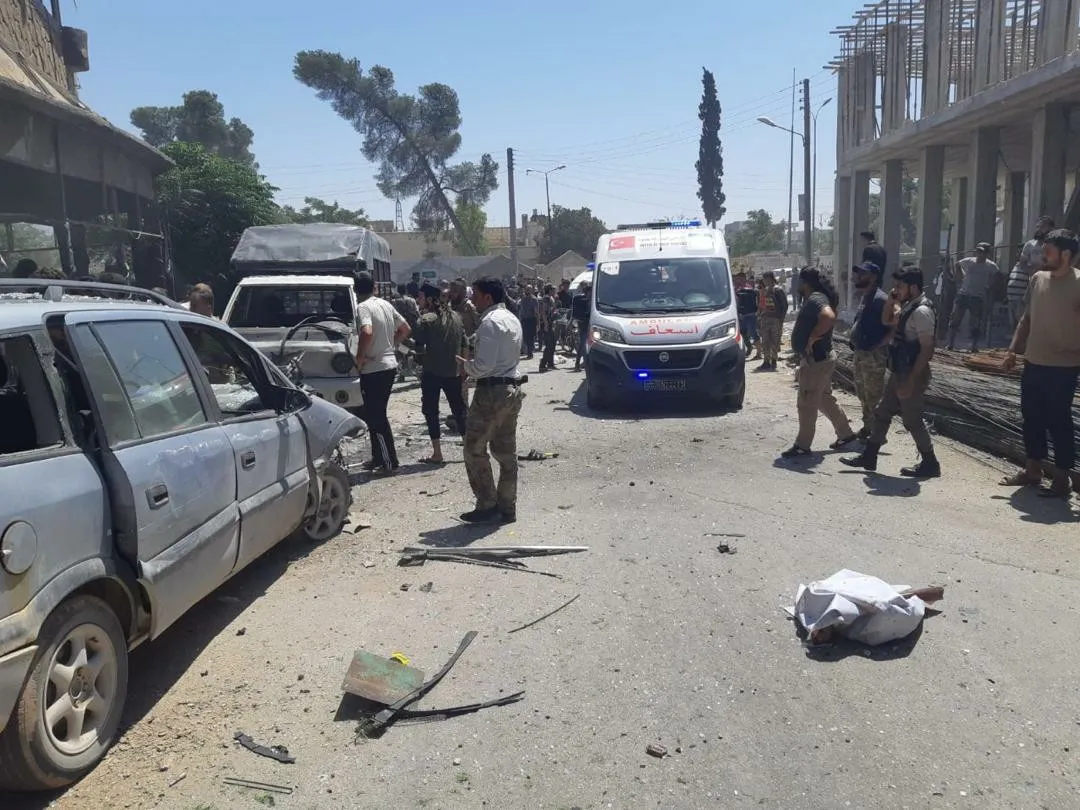 Explosion in Azaz resulted in deaths, injuries