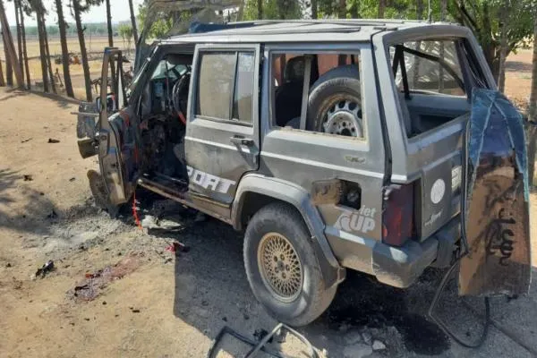 Explosion in occupied Azaz by Turkey