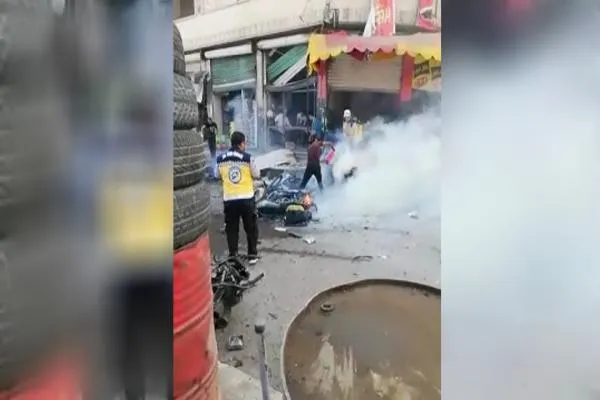 Huge explosion hits mercenaries in Afrin