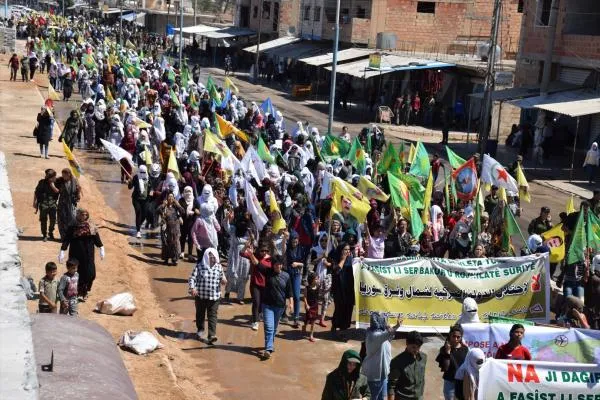 Thousands chant "No to Extermination, and Occupation" in Zarkan