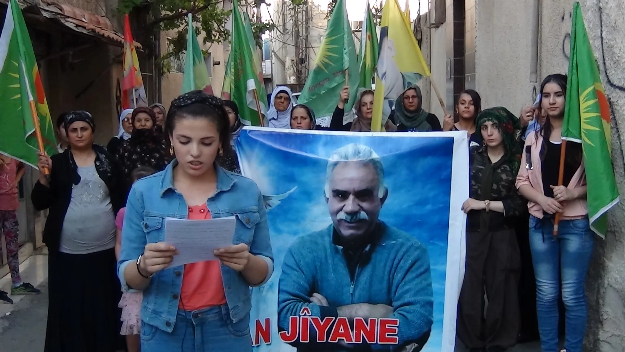 Woman in Damascus joined Anti-Turkish Fascist Campaign