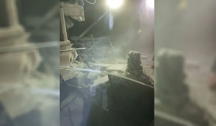 Explosion in al-Villat Street of Afrin city