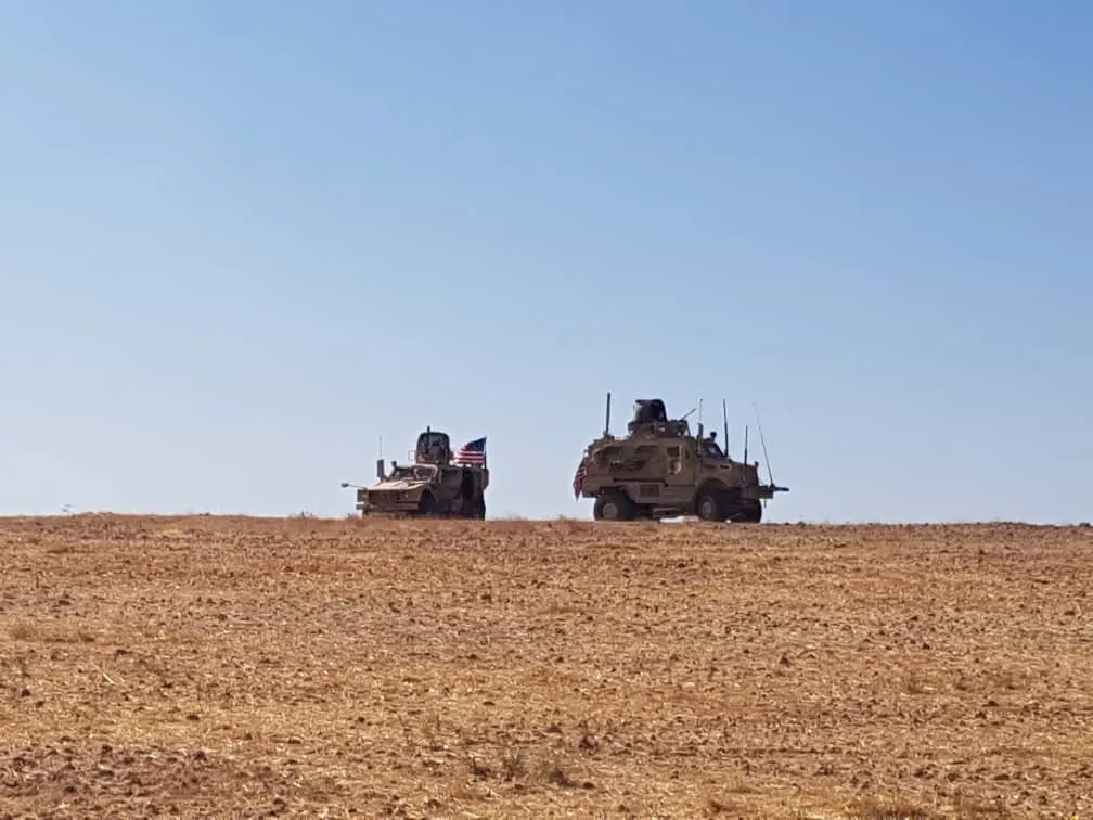 US forces conduct surveillance patrols east Tel-Abyed