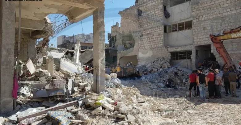 SOHR:Regime Forces, Russian warplanes resumed shelling Idlib countryside