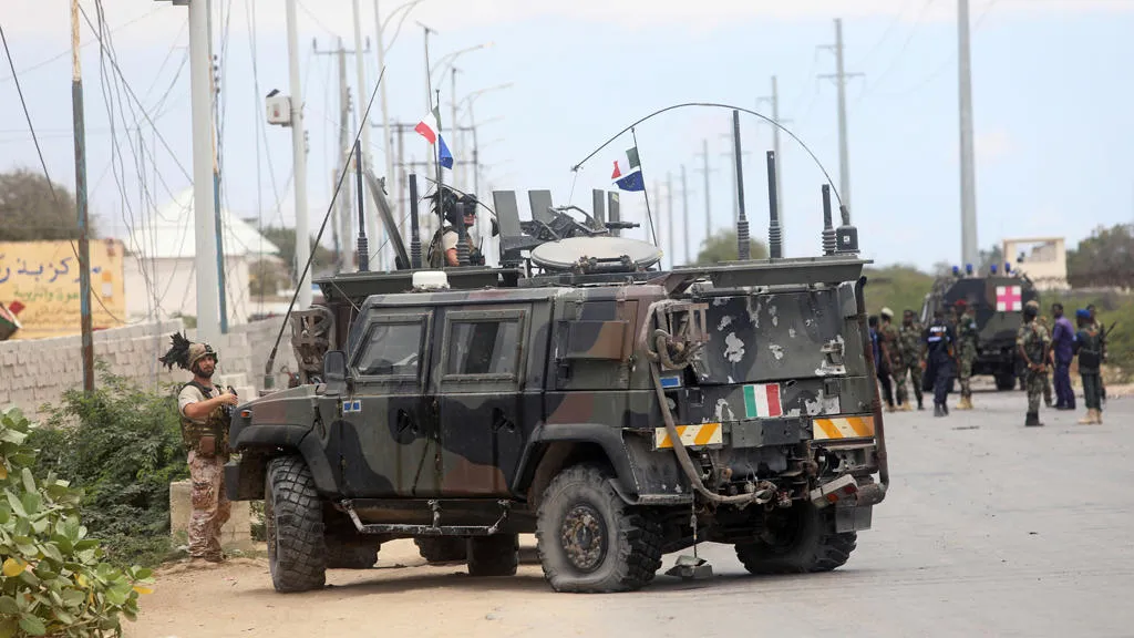 Double attack on European Union military convoy, US military base in Somalia