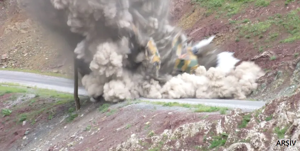 Details of sabotage action carried out by guerrillas in Hakkari 
