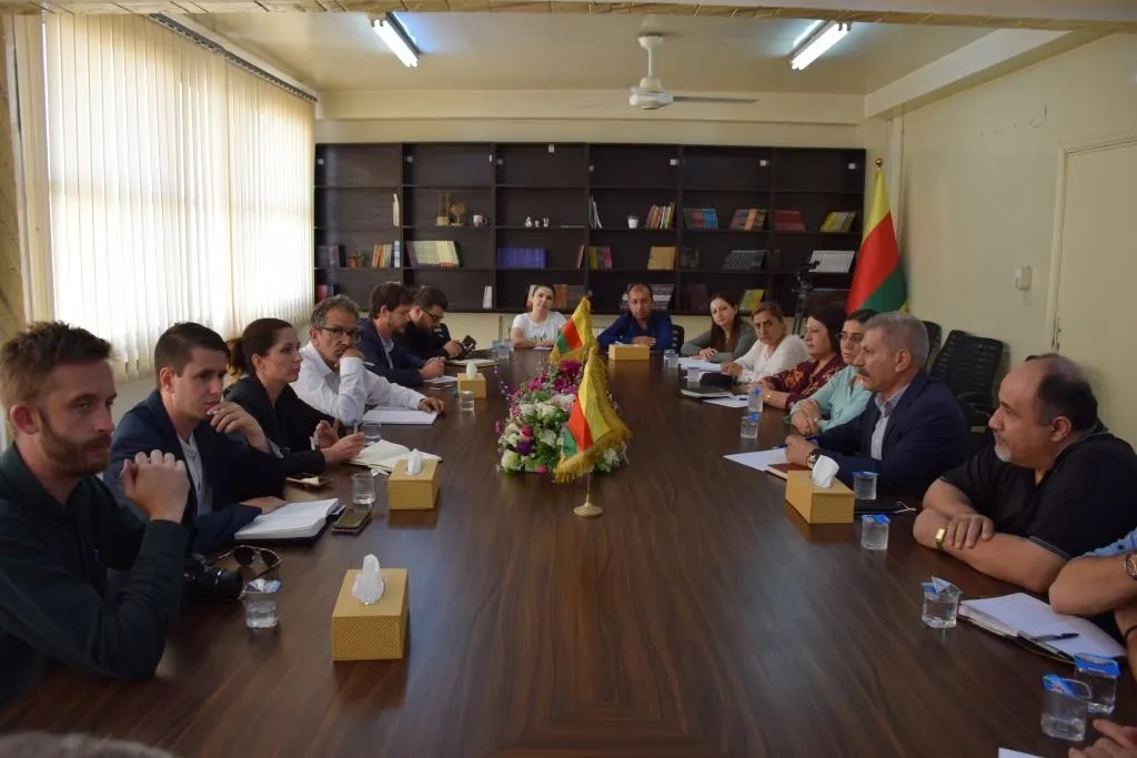 British delegation leaves after discussing important issues with TEV-DEM