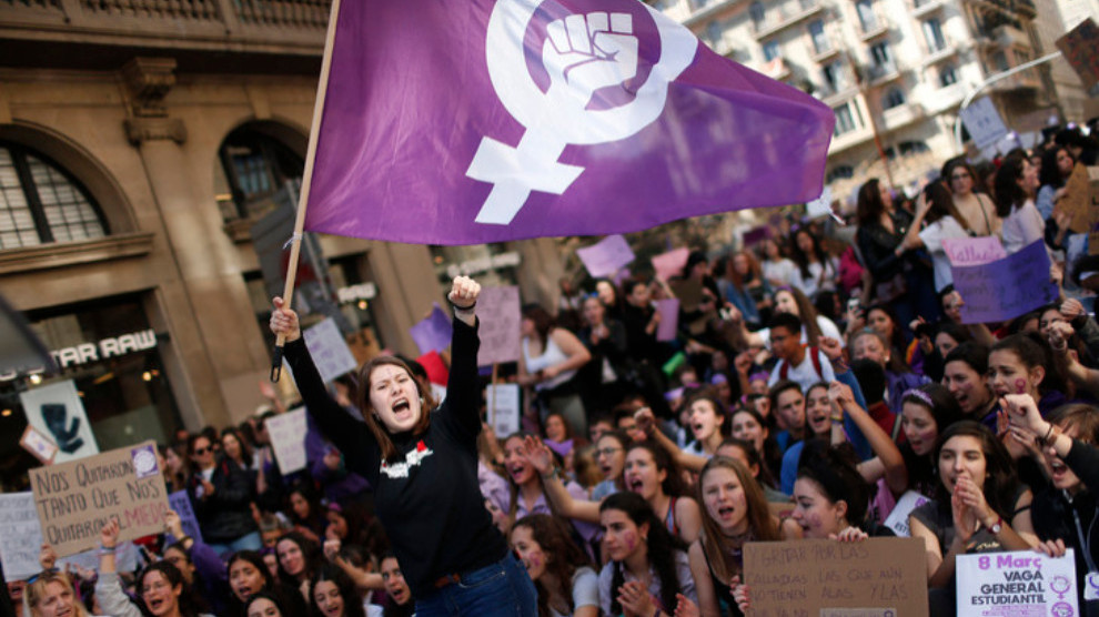 Demonstrations in Spanish cities condemning violence against women