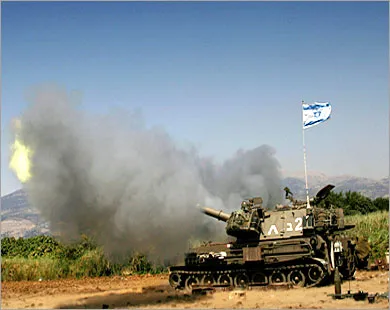 Israel shelling southern Lebanon