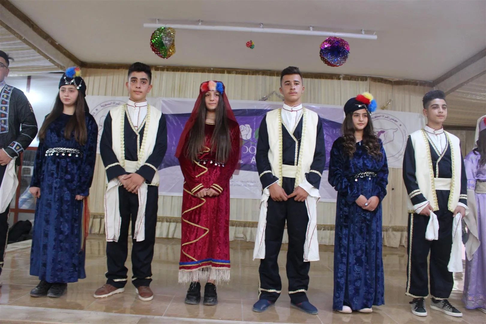 Folkloric fashion show in Al-Hasakah city