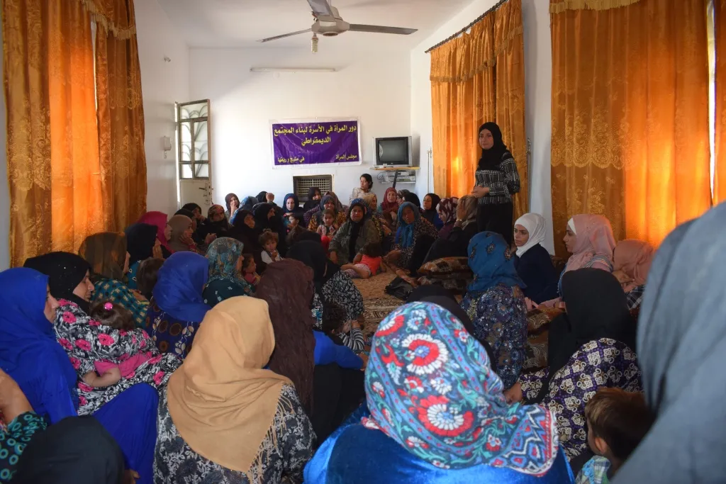 Manbij Women's Council continues to hold awareness meetings for Manbij women