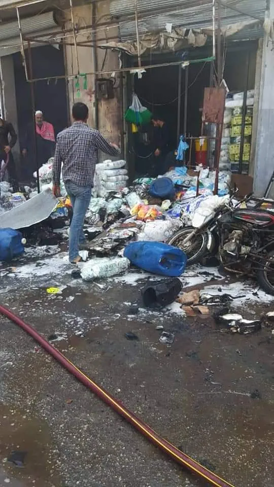 Double explosion in occupied areas