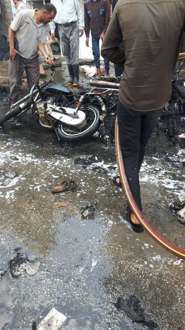 Double explosion in occupied areas