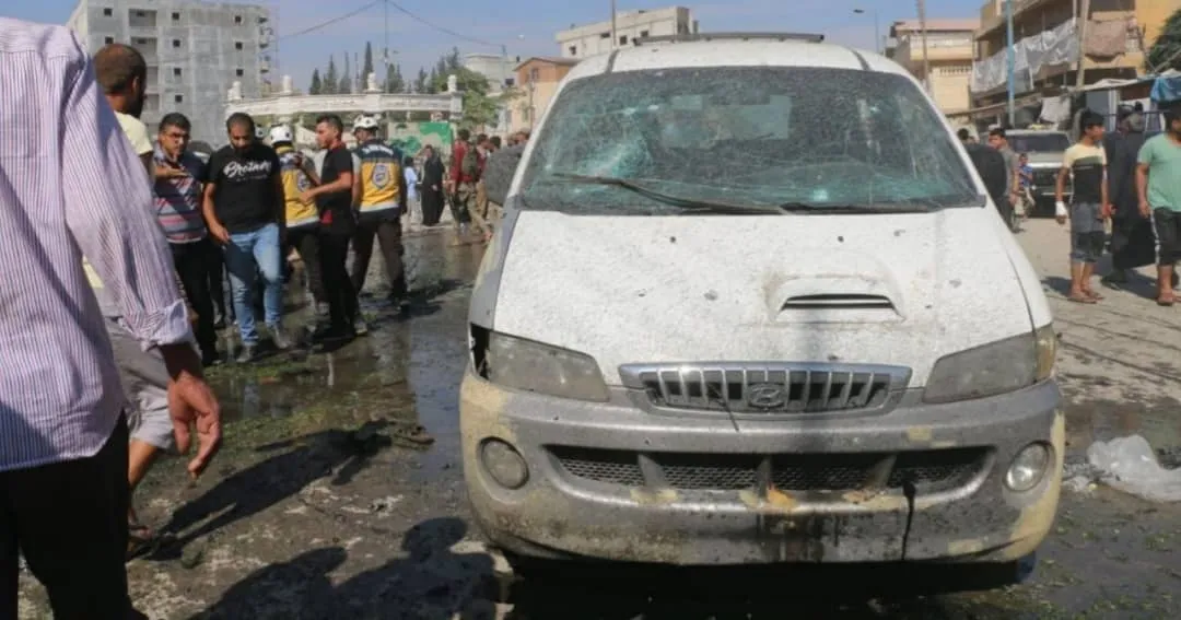 Double explosion in occupied areas