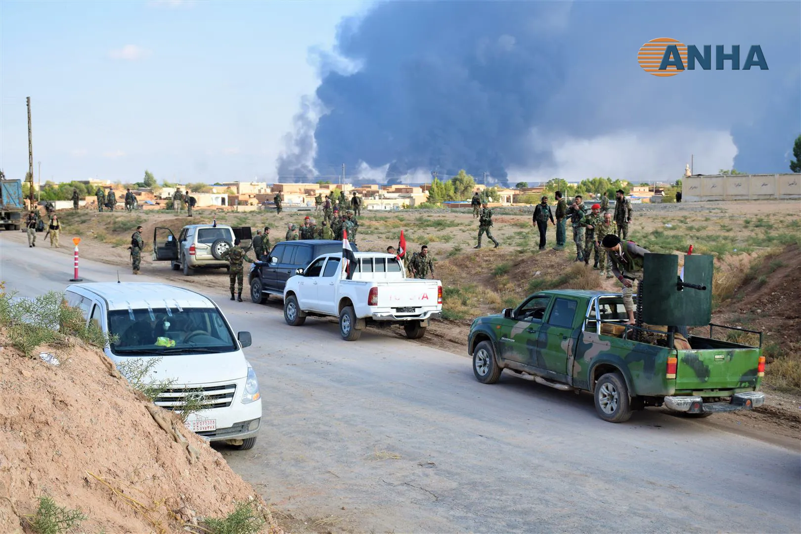 Syrian regime withdrew from Tel Tamr countryside and ed-Dirbasiyah