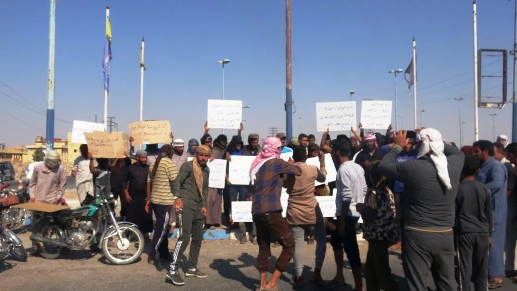 Deir Ezzor... Demos against regime, Iranian forces continue in third week