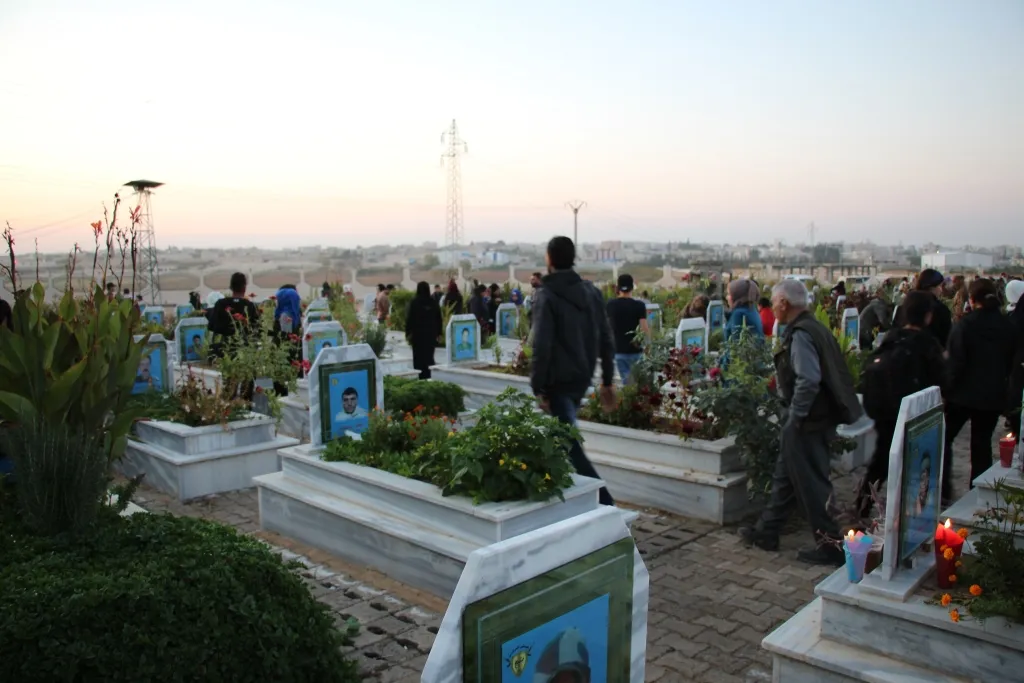 Commemorating October martyrs in Manbij