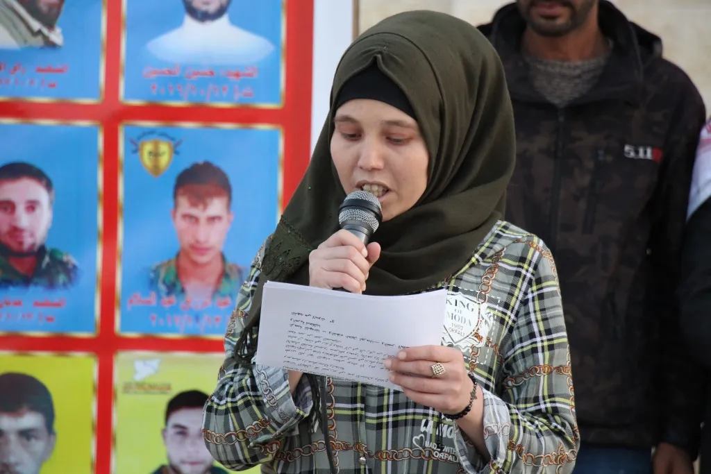 Commemorating October martyrs in Manbij