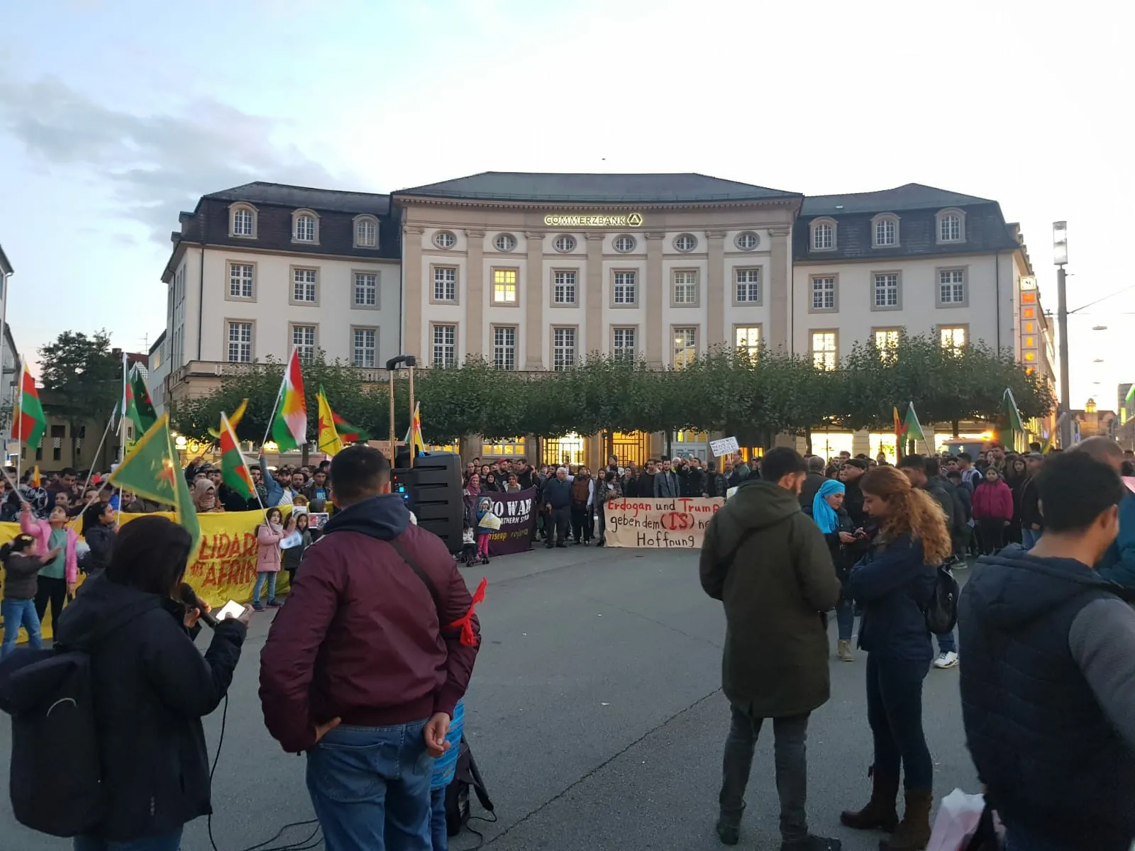 Several events in Germany and Denmark to condemn the attacks of the occupation