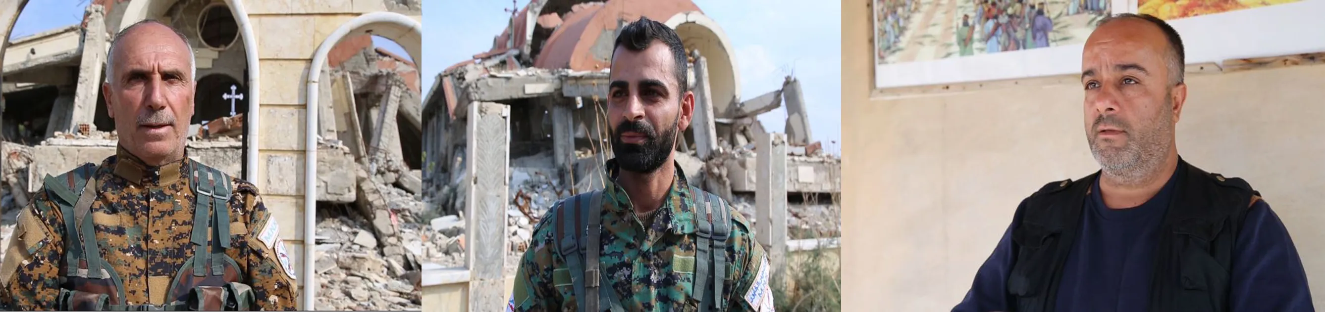 Assyrian fighters: those who attack us are ISIS who have trimmed beards