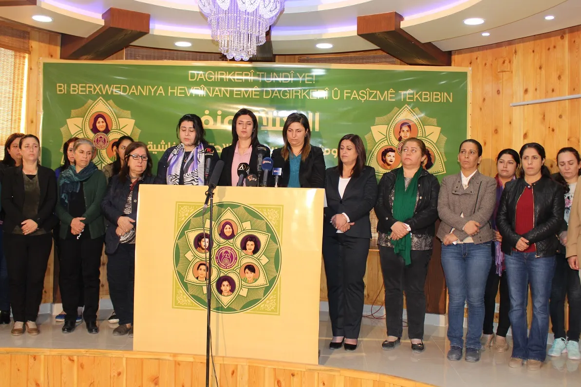 Women NE, Syria appealed world's women to escalate struggle against Erdogan 's crimes 