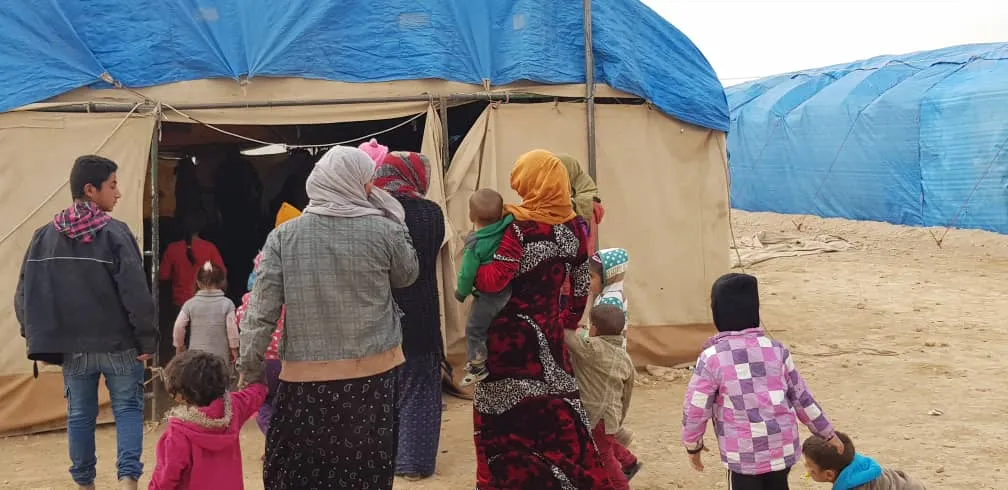 Refugees continue to flock to Washo kani camp because of Turkish aggression