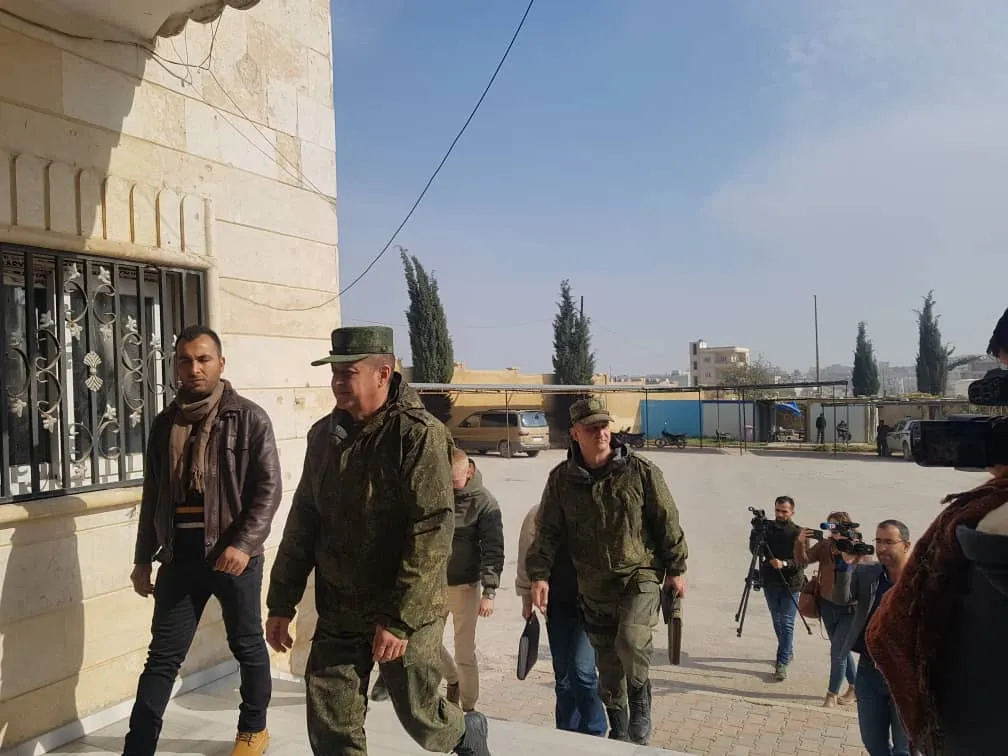 Russian delegation meets with Euphrates region's administration in Kobani