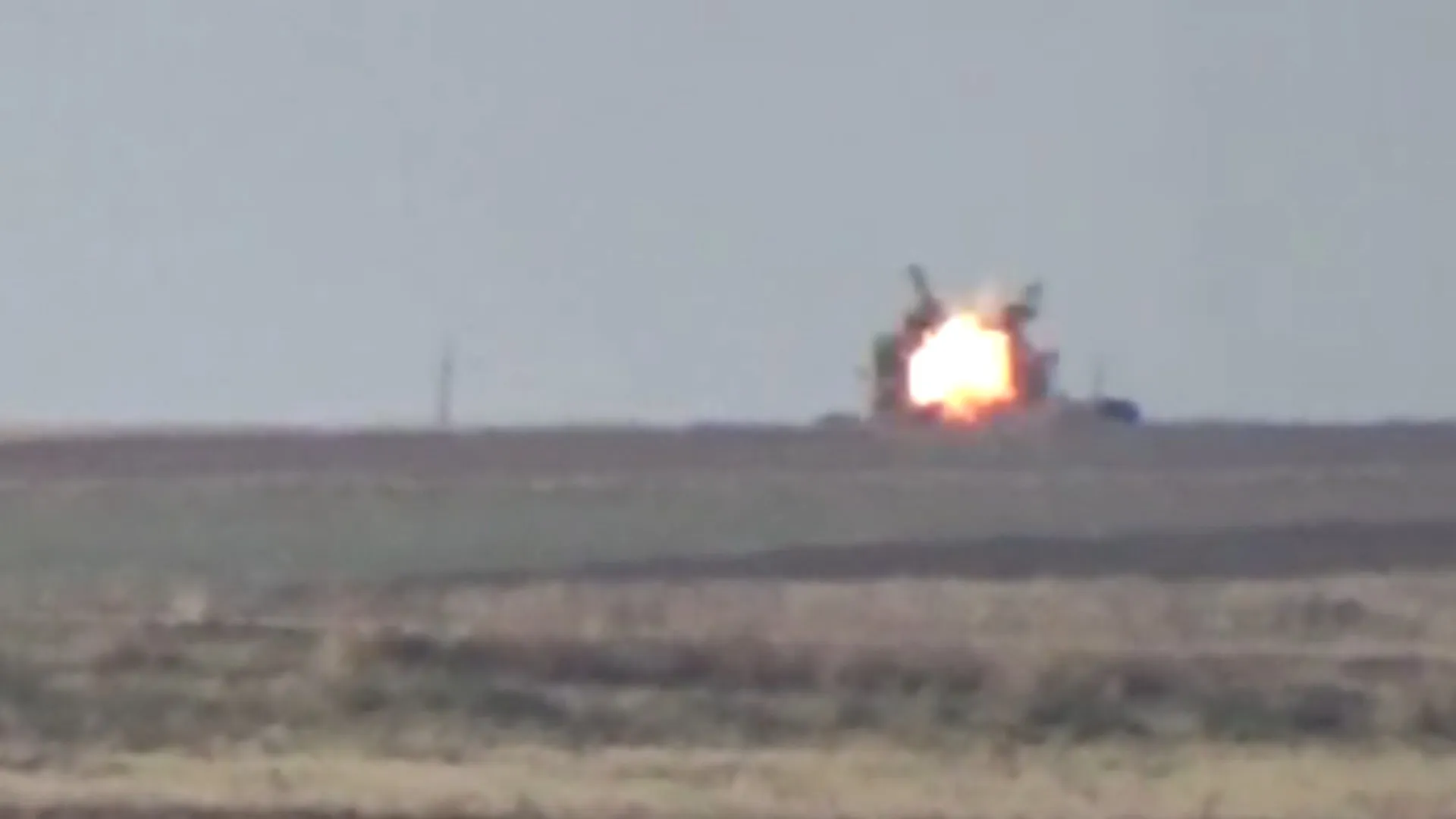 SDF destroyed Turkish armored vehicle in Tel Ward in Zerkan