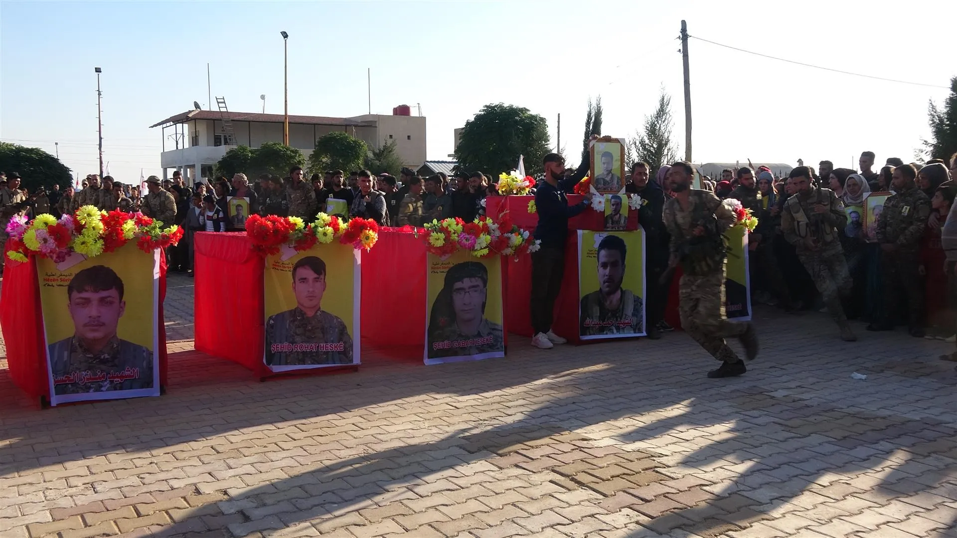 During funeral ceremonies: Turkish occupation tries to undermine gains achieved by martyrs