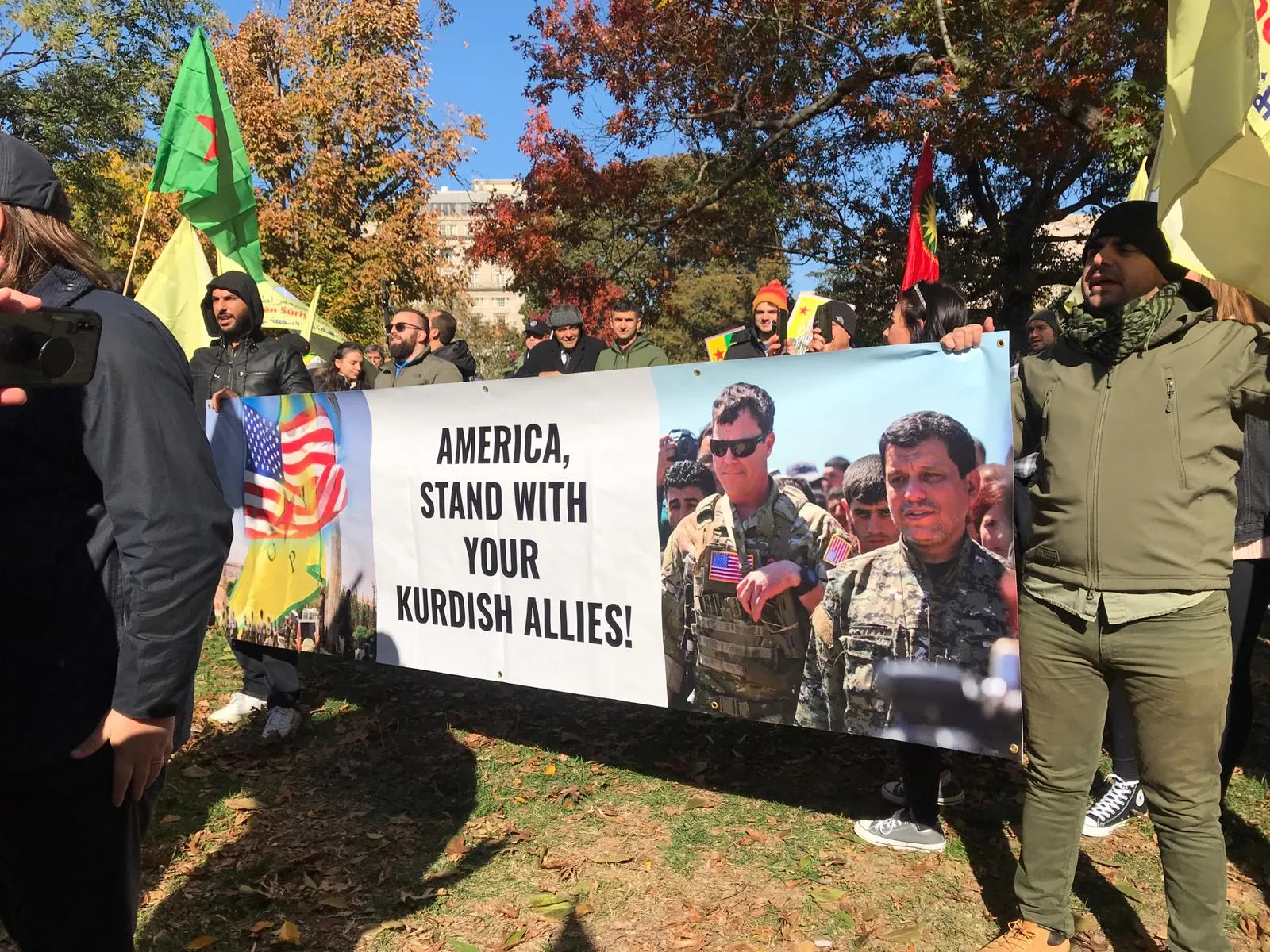 Mass protests in Washington on Trump and Erdogan’s meeting 