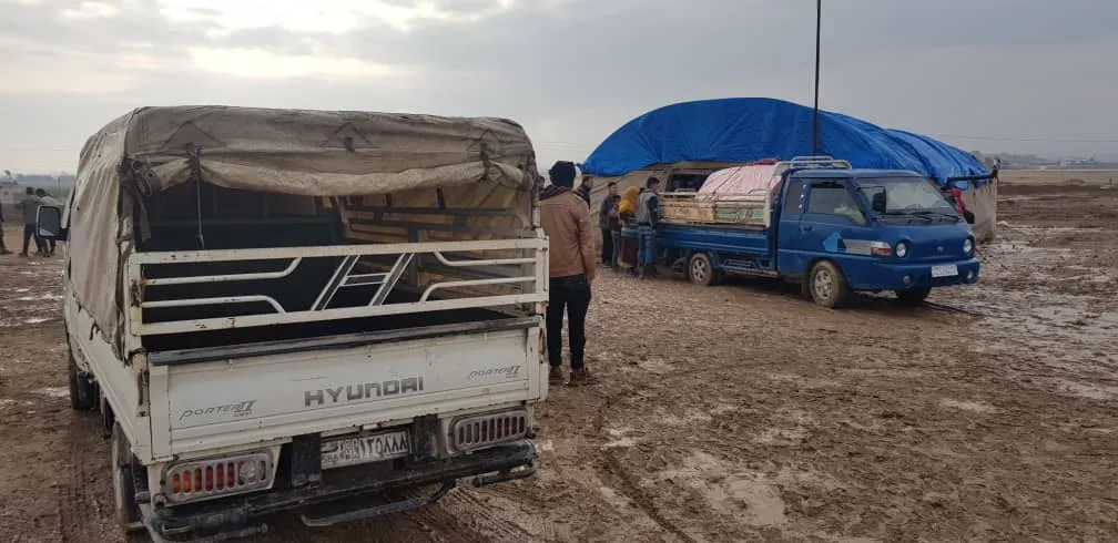 New displaced families flocked to Washokani camp