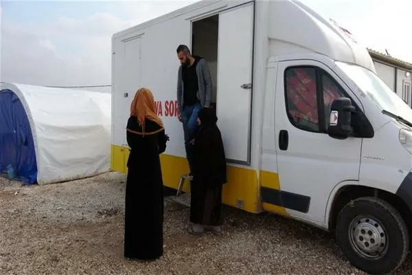 Strenuous efforts of the Kurdish Red Crescent to provide medical assistance to displaced
