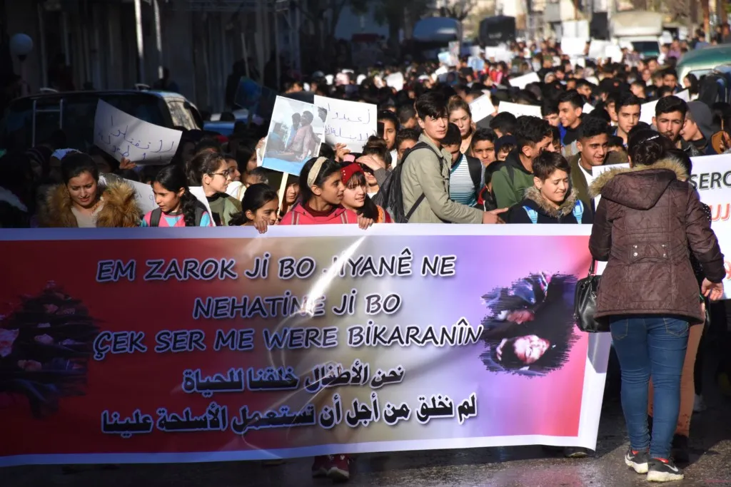 Thousands of students demanded to hold Erdogan accountable for crimes committed against children
