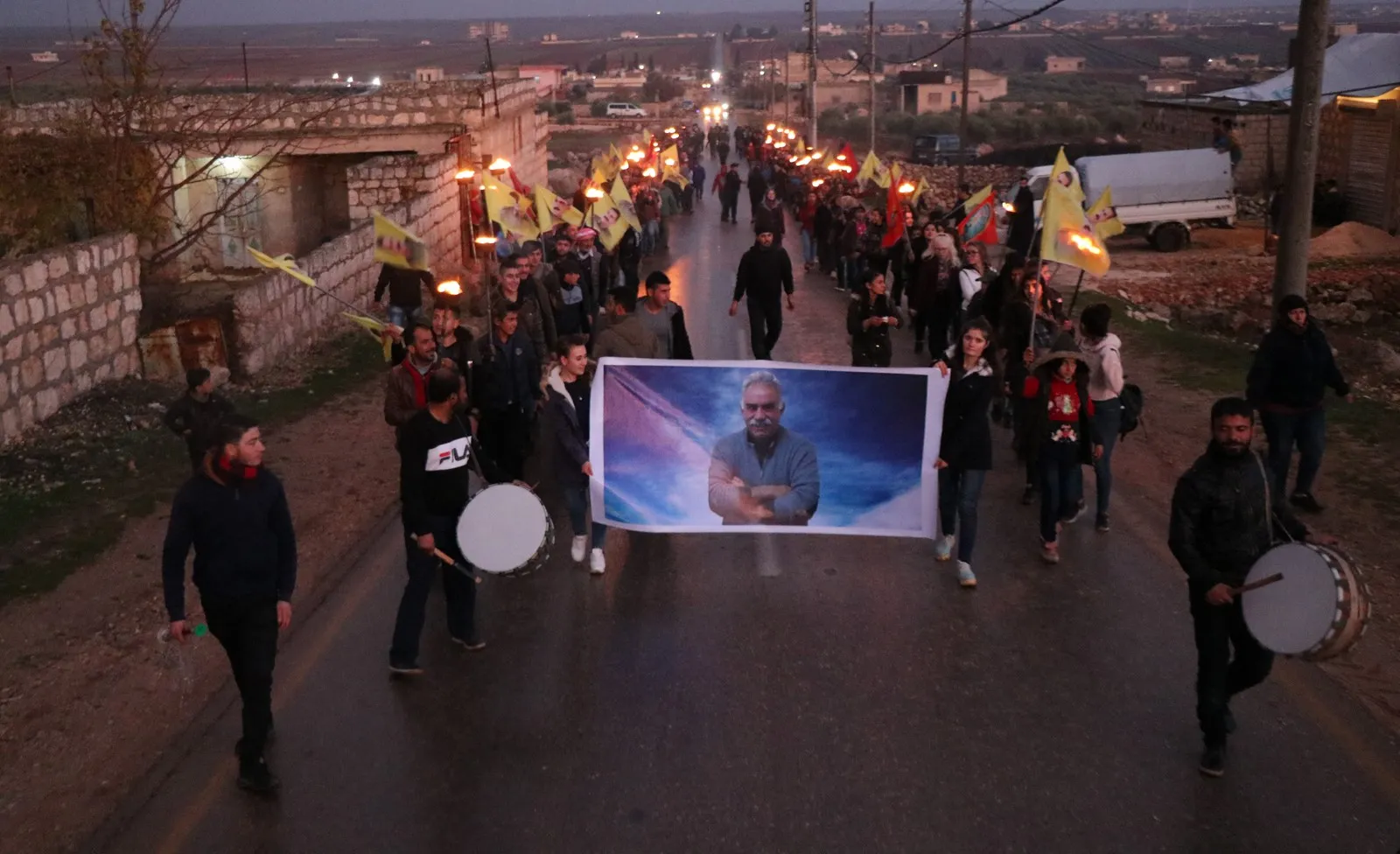Demo in Sherawa denounced isolation on Ocalan
