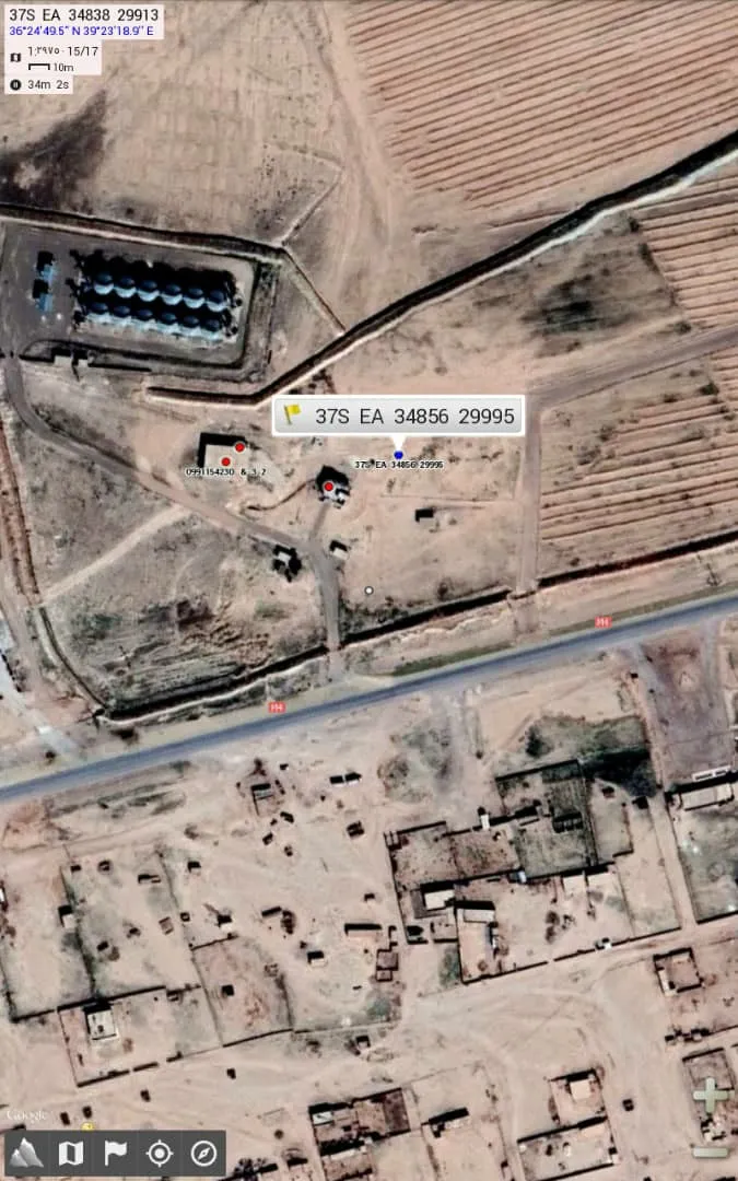 Turkish army, mercenareis attackign areas south of M4