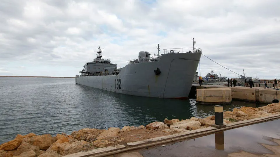 Battleships carrying Turkish soldiers, military materiel arriving in Libya