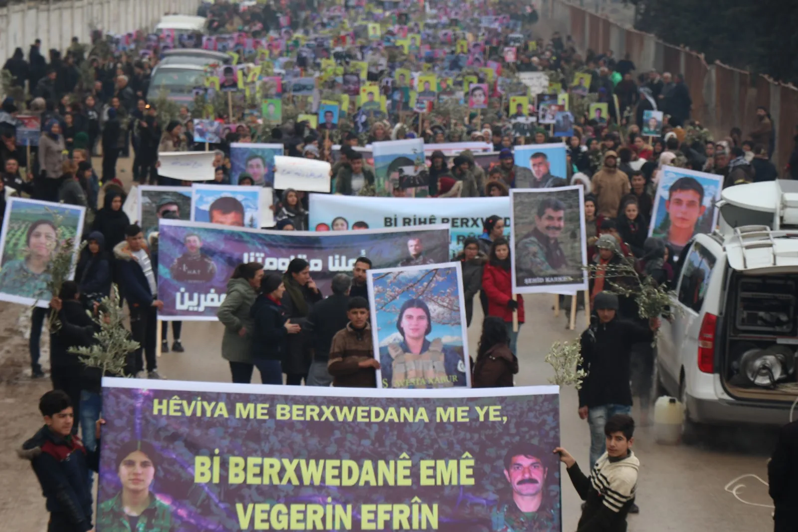 Tens of thousands of Afrin citizens renew Resistance of the Age