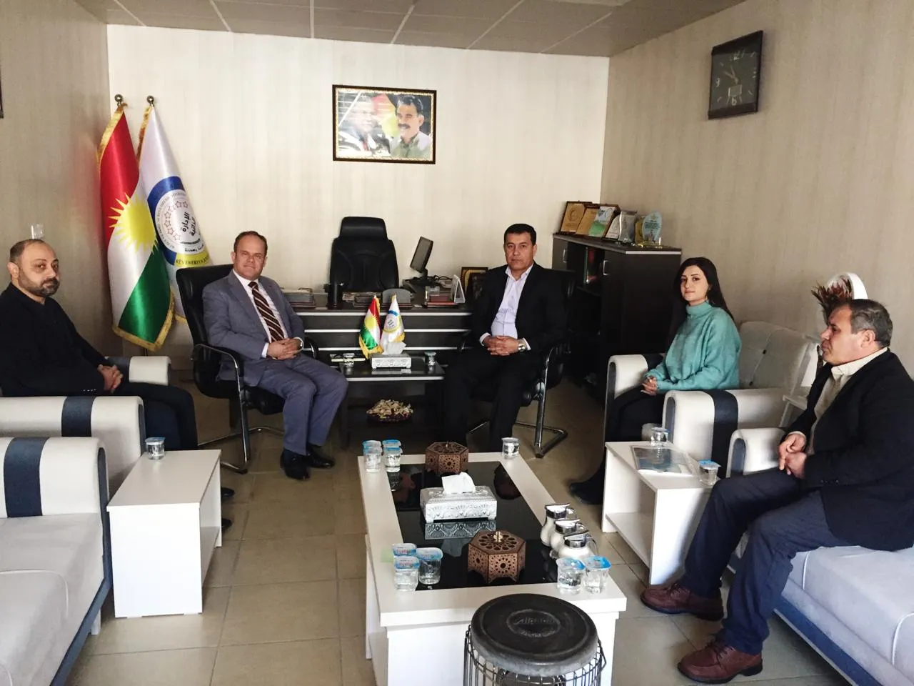 European official visits  representative of Autonomous Administration, Bashor