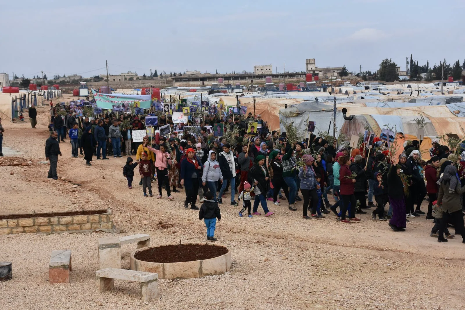 Afrin displaced at Berxwedan camp: occupation have to go out from Afrin