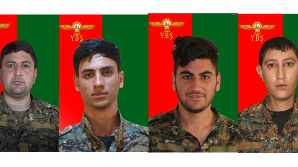 General Command of Shengal Protection Forces uncovers 4 martyrs