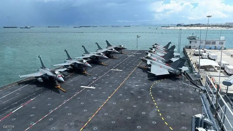 French aircrafts carrier to the Middle East